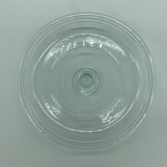 Pyrex G5C Corningware Ribs Ribbed Replacement Lid Only 7.5"  Glass Blue‎ Tint - Picture 2 of 9
